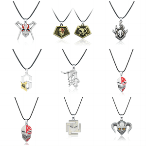 26 Designs <span class=keywords><strong>Bleach</strong></span> Mask Pendentif Meilleur ami Colliers pour 2 Personnage d'Anime Kurosaki <span class=keywords><strong>Ichigo</strong></span> squelette Alliage Collier Fabricants - Product Image 2