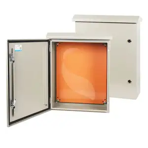 Aangepaste Metalen Dozen Outdoor Telecomkast Ip66 Weerbestendige Stalen Doos Wandmontage Behuizing Elektronische Behuizing