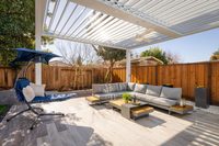 Vente en gros de haute qualité en aluminium Gazebo extérieur jardin patio toit système de pergola électrique toit à persiennes réglable Nature