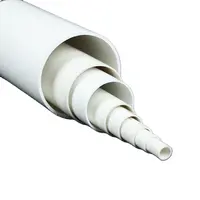 مصنع عالية الجودة العزل ASTM SCH40 SCH80 البلاستيكية الكهربائية أنبوب كلوريد متعدد الفاينيل PVC قناة أنابيب التغليف للبيع