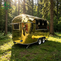 Remorque alimentaire mobile sur mesure de haute qualité avec design compact pour la restauration en plein air et les festivals