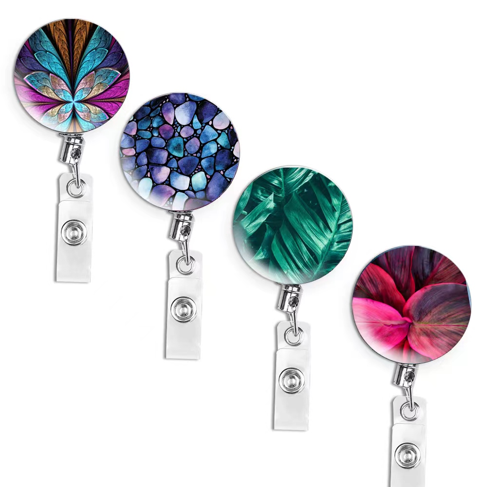 Выдвижная оэм пластиковая Выдвижная Ролик для бейджа ID держатель для Бейджа