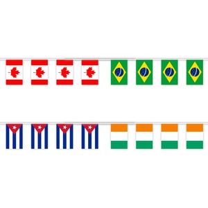 Bandera de Colombia 14x21cm, Decoración para Celebración del Día de la Independencia, Bandera de Sudamérica, Suministro para Ferias Comerciales - Product Image 5