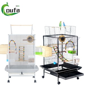 Jaulas para Pájaros Grandes en Oferta, Jaulas de Metal para Periquitos, Aviarios, Jaulas y Casas para Mascotas, Jaulas Duraderas de Alambre de Hierro para Loros, Canarios y Otras Aves - Product Image 2