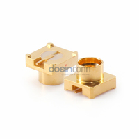 Conectores SMP para Microondas SMD SMT para PCB de 40 GHz DC-26.5 GHz, Conector Coaxial RF para PCB con Enchufe en Ángulo Macho GPO SMP