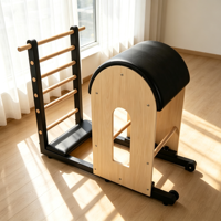Appareil de Pilates professionnel Wood Ladder Barrel pour l'étirement du tronc, la correction de la colonne vertébrale et l'entraînement en studio de fitness