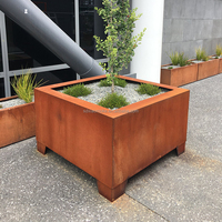 Grand lit de jardin en métal surélevé pour l'extérieur, boîtes de jardinière de légumes en acier surélevé, lits de jardin