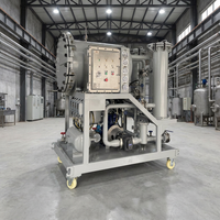 Chariot purificateur mobile de carburant léger, équipement de filtration et de séparation de l'eau du diesel