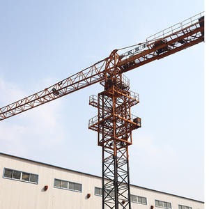 מנוף צריח שטוח מדגם <span class=keywords><strong>5013</strong></span> <span class=keywords><strong>QTZ63</strong></span> מתוצרת שאנדונג שואנגפנג, מנוף בנייה בעל כושר נשיאה של 6.6 טון, גובה מקסימלי של 150 מטר, 10000 ק\\\"ג. - Product Image 3