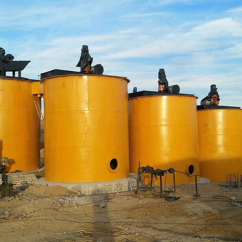 High Efficiency Gold Ore Cyanide Leaching