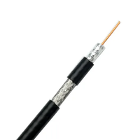 Cable de Comunicación 3D-FB Rg58 de Alto Rendimiento, Transparente Rojo, Cable de Alta Definición para Línea de Televisión, Personalización de Fábrica
