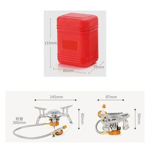 เตาแก๊สพกพาแบบพับได้ขนาดเล็กสำหรับตั้งแคมป์กลางแจ้งแบบหัวเดียว - Product Image 2