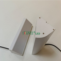 Lampes murales cylindriques linéaires IP65, montage en surface, 0/1-10v Dali Tuya Dmx512, barre lumineuse LED, éclairage descendant YY-BDL013