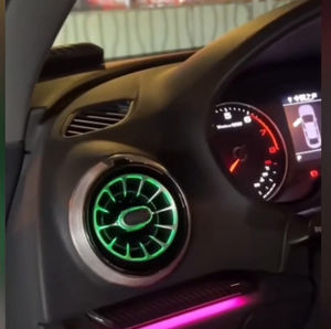 Adatto per <span class=keywords><strong>Audi</strong></span> <span class=keywords><strong>A3</strong></span> <span class=keywords><strong>2013</strong></span> - 2020 Lampada Bocchette di Aerazione Illuminazione Interna Auto Ricambio Rimovibile Colore Magico Accessori per Auto - Product Image 4