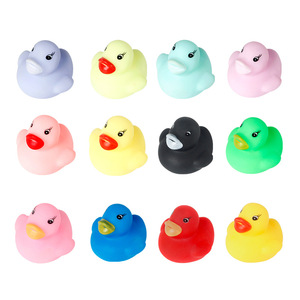 WOWEI DIY Halloween Kerst Klein Geel Eendje Ornament Plastic Auto Accessoires Internet Populaire Band Breaking - Product Image 6
