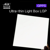 Lámina de GPPS de Alta Calidad, Plana, sin Puntos, para Guía de Luz, Transparente, con Borde Iluminado, para Iluminación Comercial de Techos