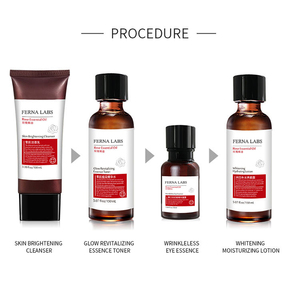 Tónico Revitalizante con Efecto Luminoso <span class=keywords><strong>FERNA</strong></span> LABS, Loción, Productos Antienvejecimiento para el Cuidado de la Piel, Cuidado Facial Coreano Natural, Juego de 4 Piezas - Product Image 1