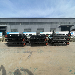 Trung Quốc bán chạy nhất jiashi unpowered theo dõi Chassis 2-mảnh cao su theo dõi 1 năm bảo hành cho điều kiện làm việc khắc nghiệt khác nhau - Product Image 5