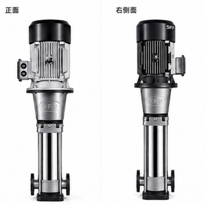 Pompe verticale multi-étages entièrement en acier inoxydable, résistante à la corrosion et à l'usure, à longue durée de vie, pour surpression d'eau - Product Image 1