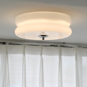 Cream <b>Ceiling</b> <b>Light</b> Led Warm White <b>Light</b> 10-15 Sqm Living Room Bedroom Ambient Lighting Fixture - Product Image 3