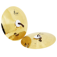 Cymbales en alliage SLADE, ensemble de gongs et de cymbales dorés, cymbales professionnelles MD130, grand tambour à vent en cuivre