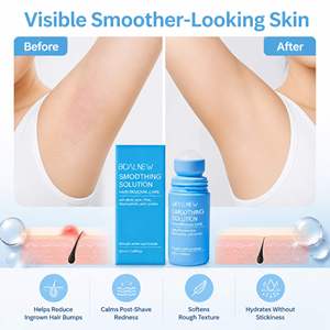Solution dépilatoire corporelle lissante ODM/OEM avec roll-on à l'huile essentielle <span class=keywords><strong>de</strong></span> réglisse et sérum anti-poils incarnés aux AHA/BHA/PHA - Product Image 3