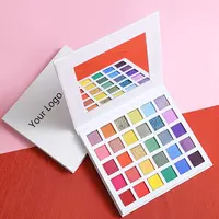 Palette d'ombres à paupières multicolores de la saint-valentin, palette d'ombres à paupières chair, échantillon gratuit, fournisseur de maquillage