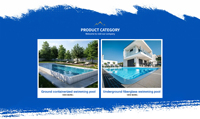 Piscine hors sol haut de gamme, construction en acier durable pour espaces extérieurs