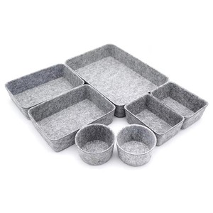 Séparateurs <span class=keywords><strong>de</strong></span> tiroirs en feutre, inserts pour boîtes <span class=keywords><strong>de</strong></span> <span class=keywords><strong>rangement</strong></span>, paniers à jouets, cubes <span class=keywords><strong>de</strong></span> <span class=keywords><strong>rangement</strong></span> pour étagères, organiseurs <span class=keywords><strong>de</strong></span> bureau, plateaux peu profonds pour la maison - Product Image 6