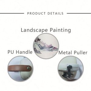 Juego de Tetera Portátil de Cerámica EVA con Estuche Protector, Diseño de Patrón Tradicional para Viajes/Hogar/Aire Libre, Tamaño Compacto - Product Image 3