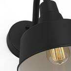 Stile tradizionale-Lampade impermeabili da esterno da 8 pollici di larghezza per 10 pollici di finitura nera alta luci di montaggio a parete per portico di <span class=keywords><strong>casa</strong></span> - Product Image 4