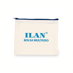 Borsa in tessuto multiuso Ilan 17,5x23,5 cm con cerniera per riporre oggetti - Product Image 2