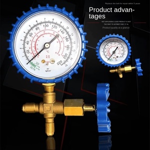 Ensemble de réfrigérant liquide pour climatisation, fluor, type neige, manomètre, vanne, raccords de tuyauterie, joint, ouvre-<span class=keywords><strong>bouteille</strong></span>, kit de remplissage R2 15 kg - Product Image 2