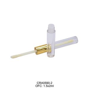 Tube de gloss à lèvres double embout, tube de gloss à lèvres à presser, bouchon à vis, tube en plastique - Product Image 5