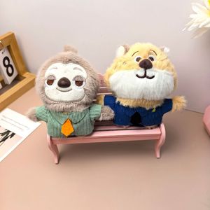 Vente flash Jouets en peluche de stars de cinéma Animaux en peluche réalistes Renard <span class=keywords><strong>Nick</strong></span> Lapin Judy Peluches Petits porte-clés mignons en peluche pour les fans - Product Image 4
