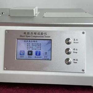 Probador de resistencia a la compresión corta de cartón y hojas de papel ISO 9895, Probador de compresión de flexión de papel ISO 9895 - Product Image 4