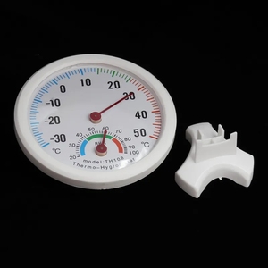 Mini thermomètre hygromètre en forme de cloche LCD balance numérique pour bureau à domicile mur Promotion montage outils de mesure de température intérieure - Product Image 4