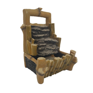 Artesanías de resina personalizadas <span class=keywords><strong>Molino</strong></span> de piedra Fuente de <span class=keywords><strong>cascada</strong></span> de mesa para adorno de jardín - Product Image 4