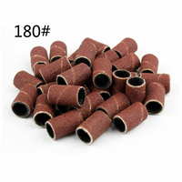 Ensemble manucure pédicure avec 80 120 180 bandes de ponçage forets à ongles fournitures essentielles pour ongles