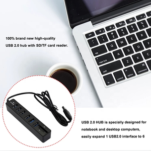 4 Ports Desktop Laptop Adapter Usb <strong>Hub</strong> 4 in 1 USB <strong>HUB</strong> 2.0 External 4 Port USB Splitter Charger <strong>Por</strong> <strong>Hub</strong> for Laptop - Product Image 4