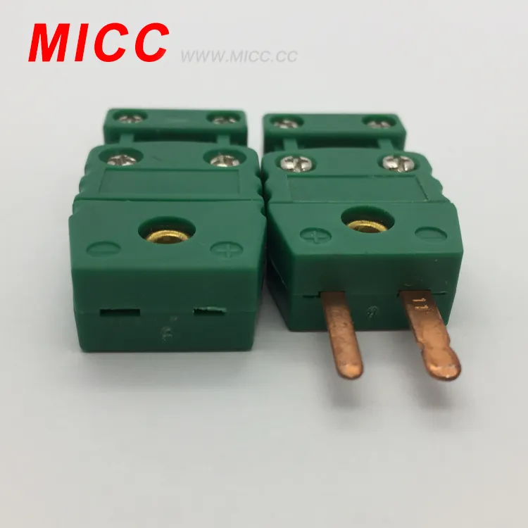 Lega di compensazione MICC S tipo Cu & Cu-Ni utilizzata in Mini connettore con MICC-MC02 a morsetto (C)-S-M/F