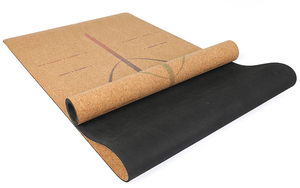 Corcho ejercicios <span class=keywords><strong>de</strong></span> superficie y <span class=keywords><strong>fondo</strong></span> <span class=keywords><strong>de</strong></span> goma antideslizante gimnasio estera <span class=keywords><strong>de</strong></span> yoga rollo - Product Image 2