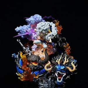 21CM Nika Luffy VS <span class=keywords><strong>Kaido</strong></span> Collection Modèle Jouet LED Lueur <span class=keywords><strong>Figurine</strong></span> Cadeaux - Product Image 2