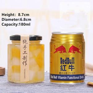 Listo para envío Venta caliente 180 ml hexagonal de vidrio tarro de miel para el almacenamiento de alimentos con tornillo de tapa de metal - Product Image 2