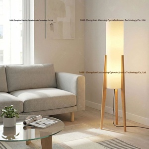 Lampadaire LED Minimaliste <span class=keywords><strong>en</strong></span> <span class=keywords><strong>Bois</strong></span> Exclusif Transfrontalier avec Tré<span class=keywords><strong>pied</strong></span>, Commande par Pédale et <span class=keywords><strong>Abat</strong></span>-<span class=keywords><strong>jour</strong></span> <span class=keywords><strong>en</strong></span> Lin <span class=keywords><strong>pour</strong></span> Salon et Chambre à Coucher - Product Image 5