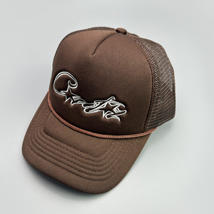 Vente en gros casquette de camionneur parasol unisexe nouvelles lettres brodées maille respirant polyvalent style de mode pour le cyclisme de plage en plein air - Product Image 3