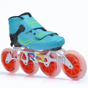 Oem Odm Vier Grote Wielen Speed Roller Patines 4 Ruedas Inline Skates Schoenen Knipperende Patines En Linea Voor Volwassenen