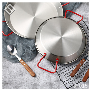 Poêle plate en acier inoxydable pour fruits de mer coréens pour nouilles Pots plats à soupe Casseroles Friteuse Plats - Product Image 3