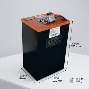 Batterie LiFePO4 à décharge profonde 60V 50Ah, pack de batteries lithium longue portée pour tricycle électrique, vélo cargo, moteur 2000W - Product Image 2
