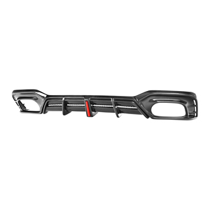 Diffuseur de pare-chocs arrière en fibre de carbone véritable style A avec éclairage LED pour Audi A5 S5 B9.5 2021-IN A5 S5 - Product Image 5